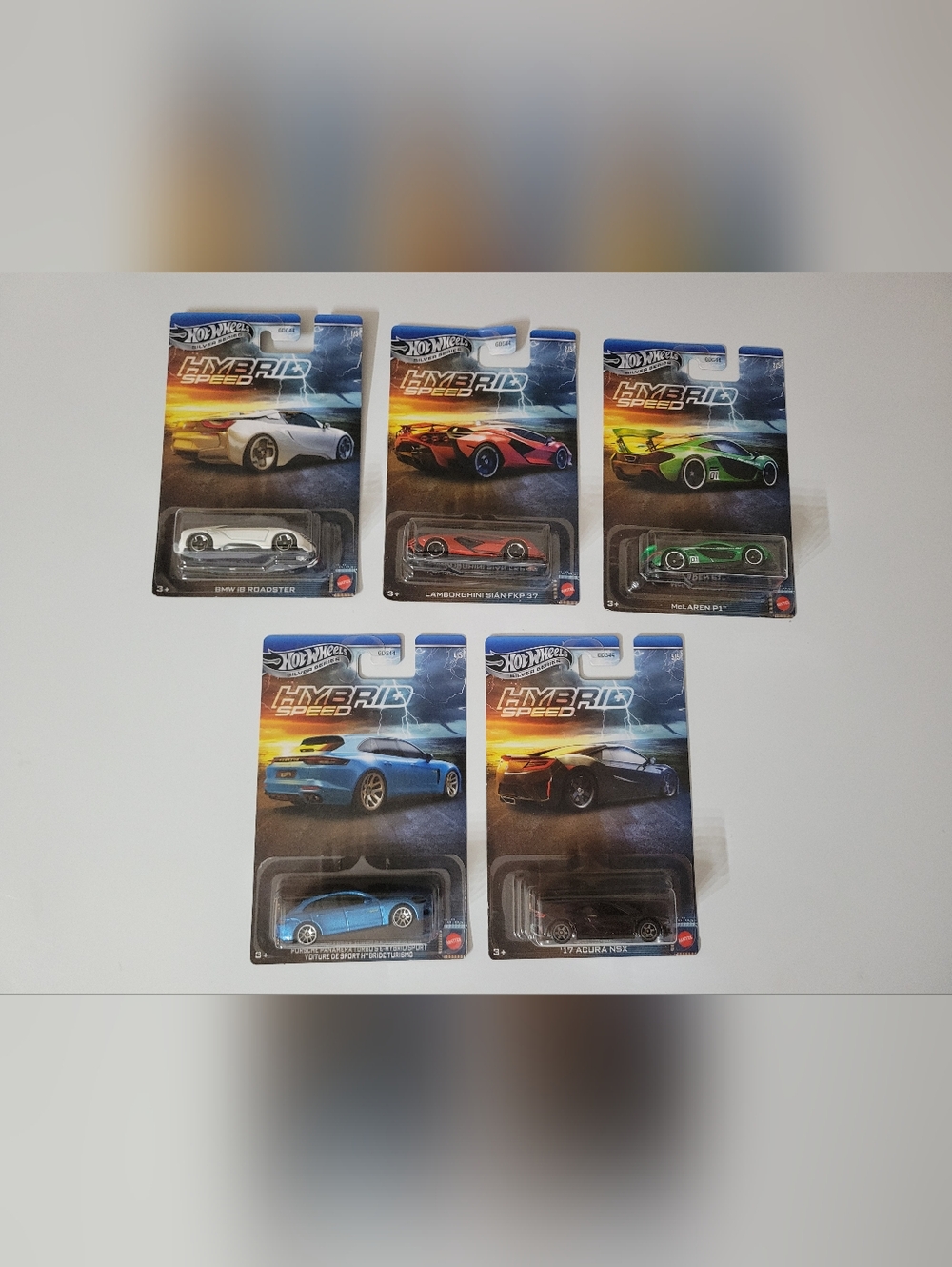 Hot Wheels Silver Series Hybrid Speed Set of 5